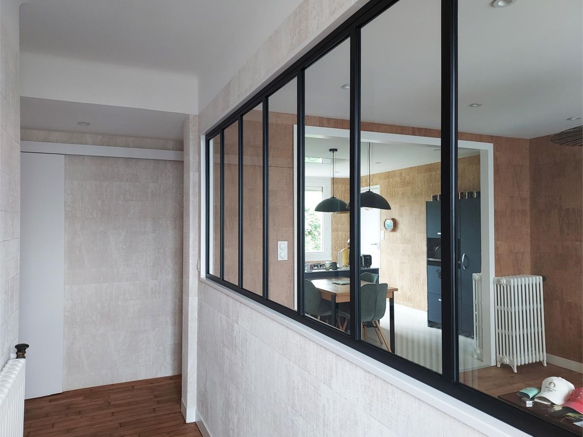 entrée maison après travaux Mordelles