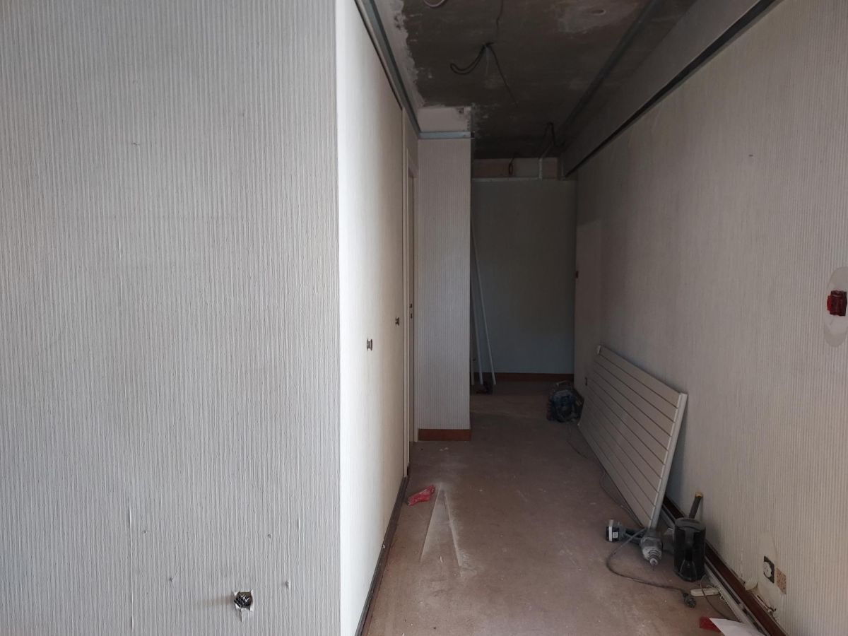 couloir en travaux
