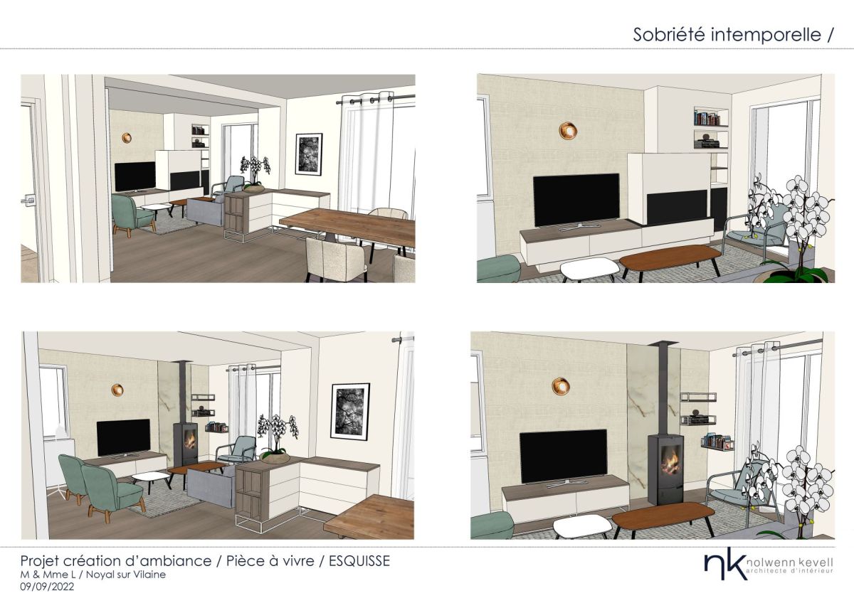 rénovation et aménagement maison Noyal sur Vilaine