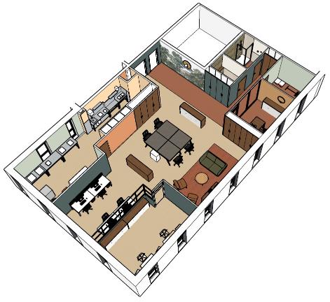 maquette plateau bureau