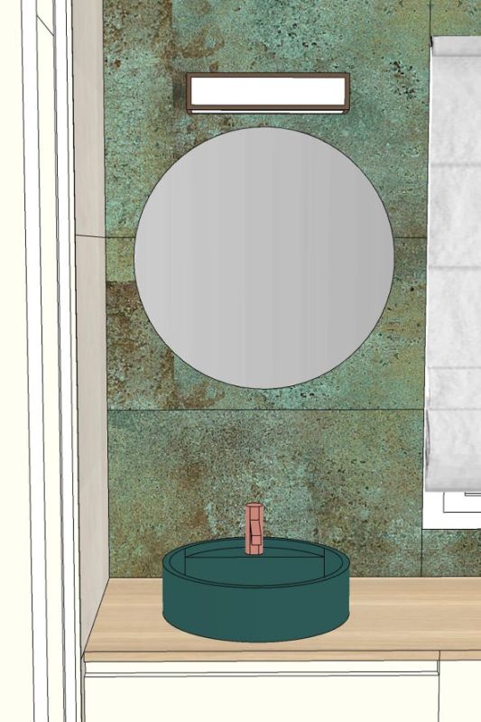 rénovation complète de la salle de bains appartement Le Rheu